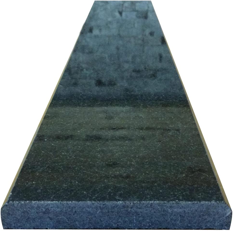 Absolute Black Marble Granite Threshold (Marble Saddle)-Window Sill-Shower Curb-Polished-(6" x 48")- Custom Size Please Contact